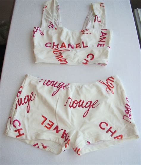 chanel bikini etsy|Chanel Swimwear .